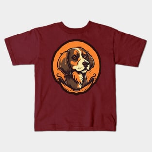 Handsome Spaniel dog Kids T-Shirt